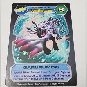 Garurumon DT-92 | LP | Digimon D-Tector TCG Card